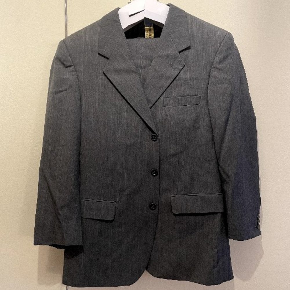 Naldini Italy Bertolini Lanificio Para Lana Vergine - Suit & Pants (Dark grey)